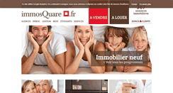 Desktop Screenshot of immosquare.fr