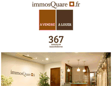 Tablet Screenshot of immosquare.fr
